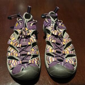 Keen casual waterproof rubber sole pull on easy anti odor sandals